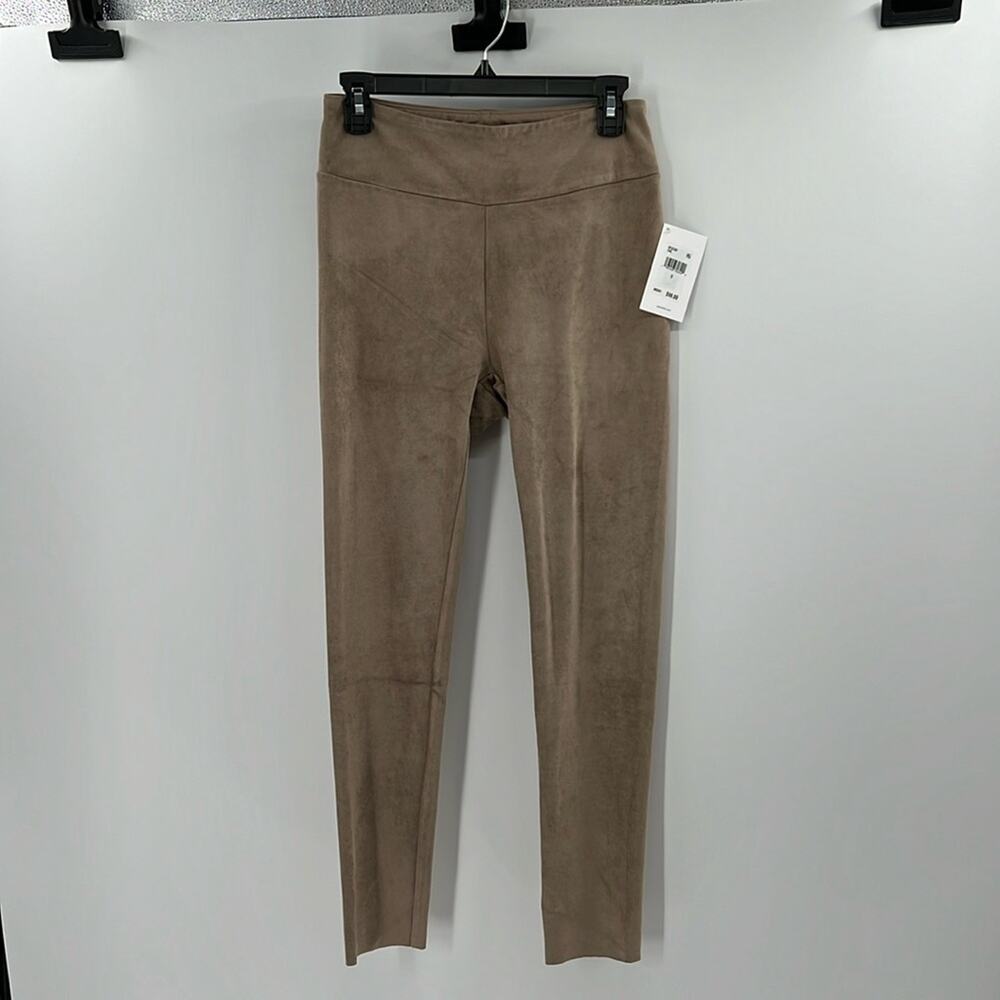 Splendid Collection Women's Vegan Suede Leggings - Camel - Small - NWT